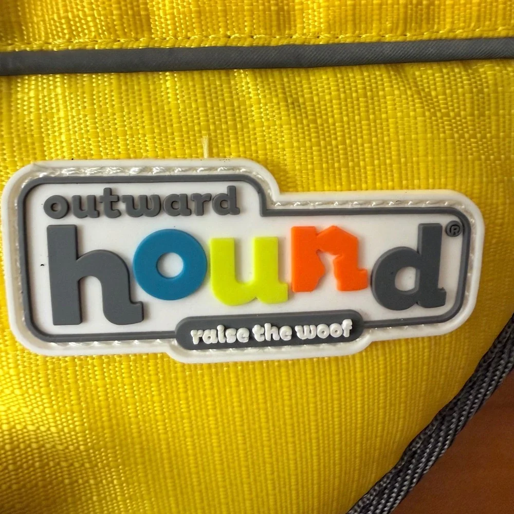 Outward Hound Granby Splash Dog Life Jacket Yellow Medium MD 21-27in Girth 70357